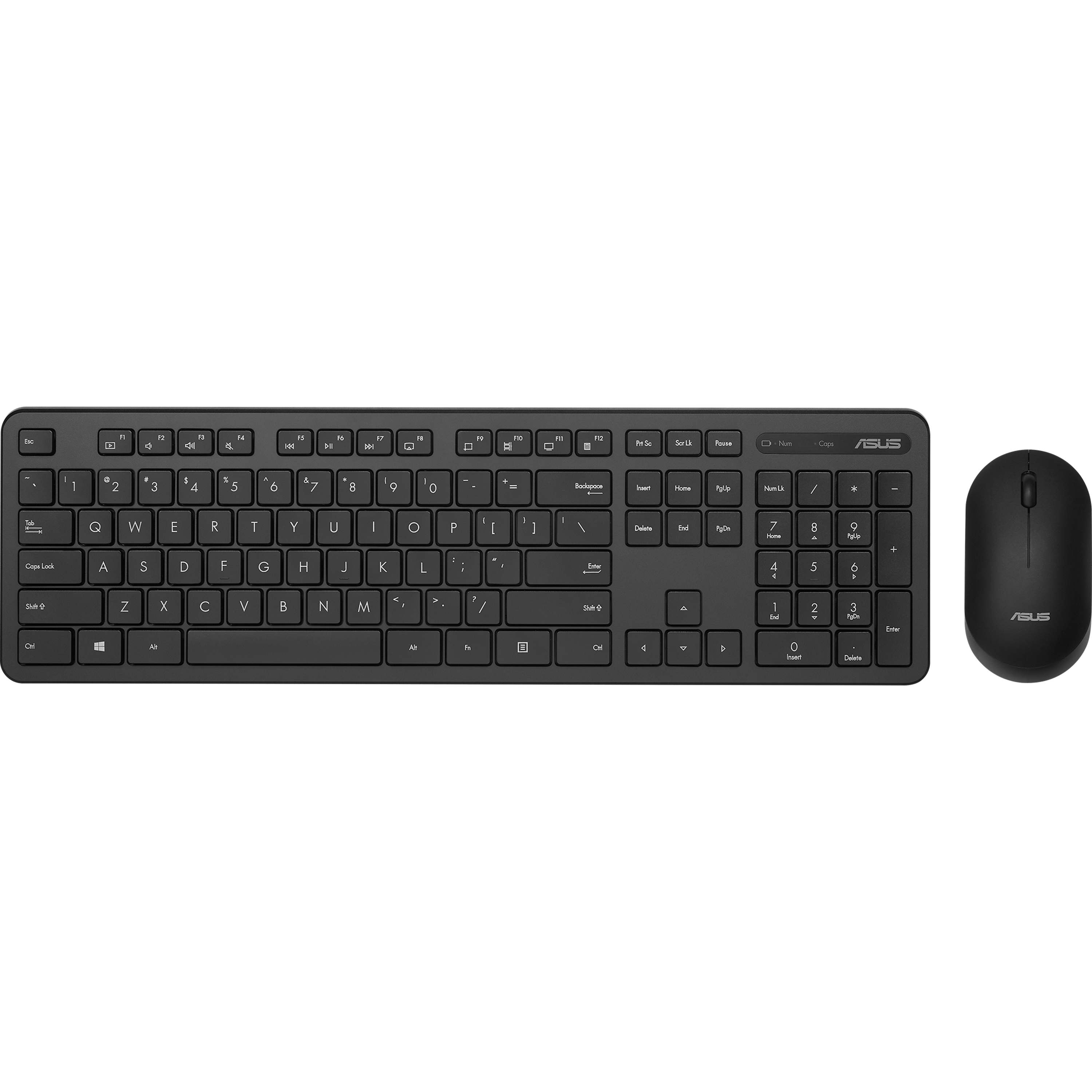 סט מקלדת ועכבר אלחוטיים עברית/אנגלית Asus CW100 - צבע שחור שנה אחריות ע