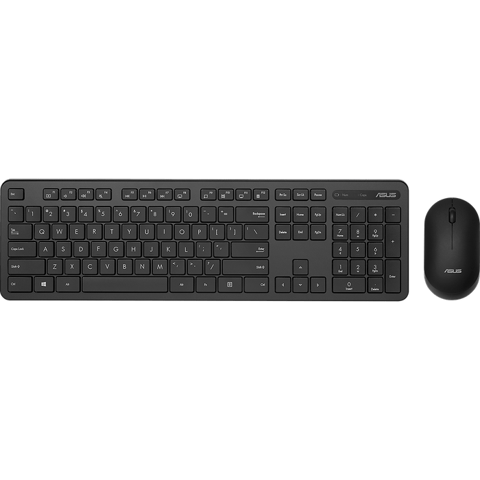 סט מקלדת ועכבר אלחוטיים Asus CW100 - צבע שחור שנה אחריות עי היבואן הרשמי