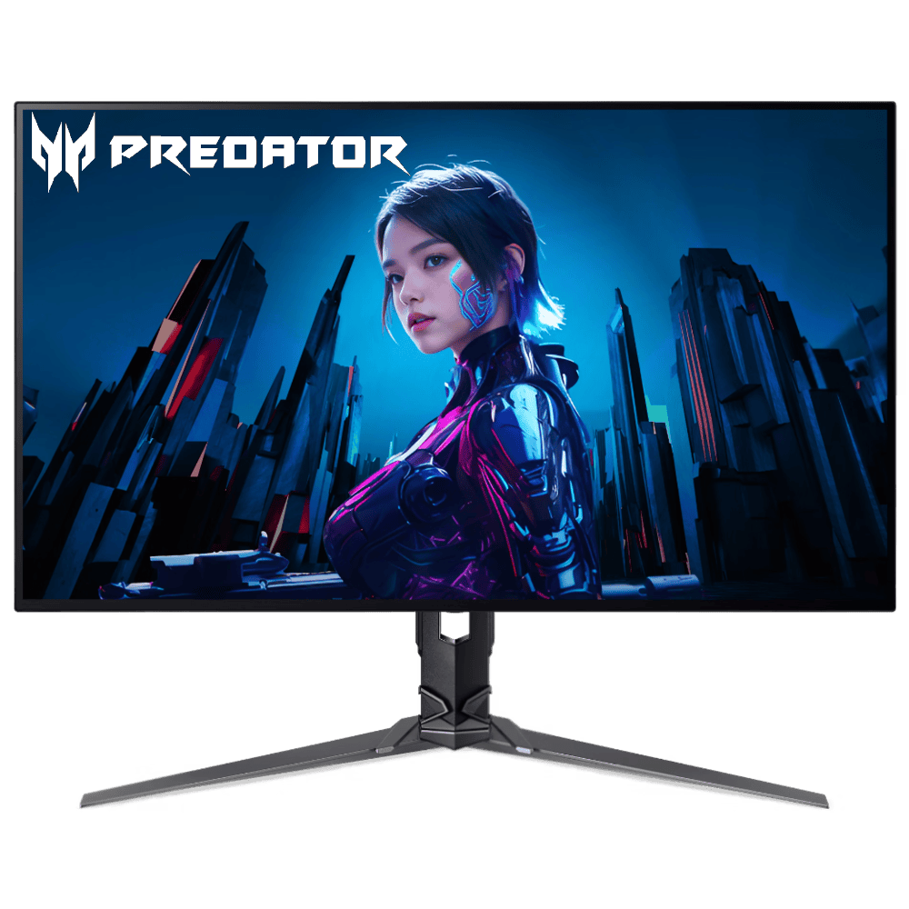מסך מחשב גיימינג 32'' Acer Predator X32 UHD OLED 0.01ms 240Hz FreeSync / G-Sync - צבע שחור שלוש שנות אחריות ע