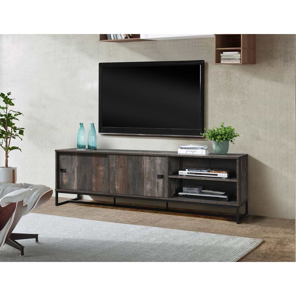 מזנון טלוויזיה לסלון 1.8 מ עם רגלי ברזל דרור HOME DECOR