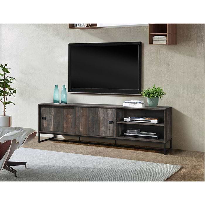 מזנון טלוויזיה לסלון 1.8 מ עם רגלי ברזל דרור HOME DECOR