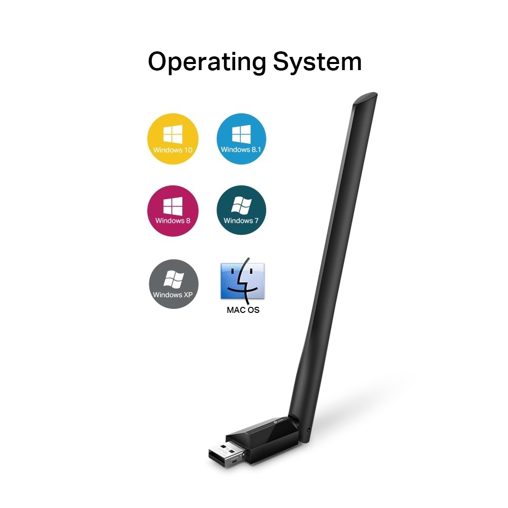 כרטיס רשת אלחוטי TP-Link Archer T3U Plus AC1300 High Gain Dual Band Wi-Fi - צבע שחור שלוש שנות אחריות ע