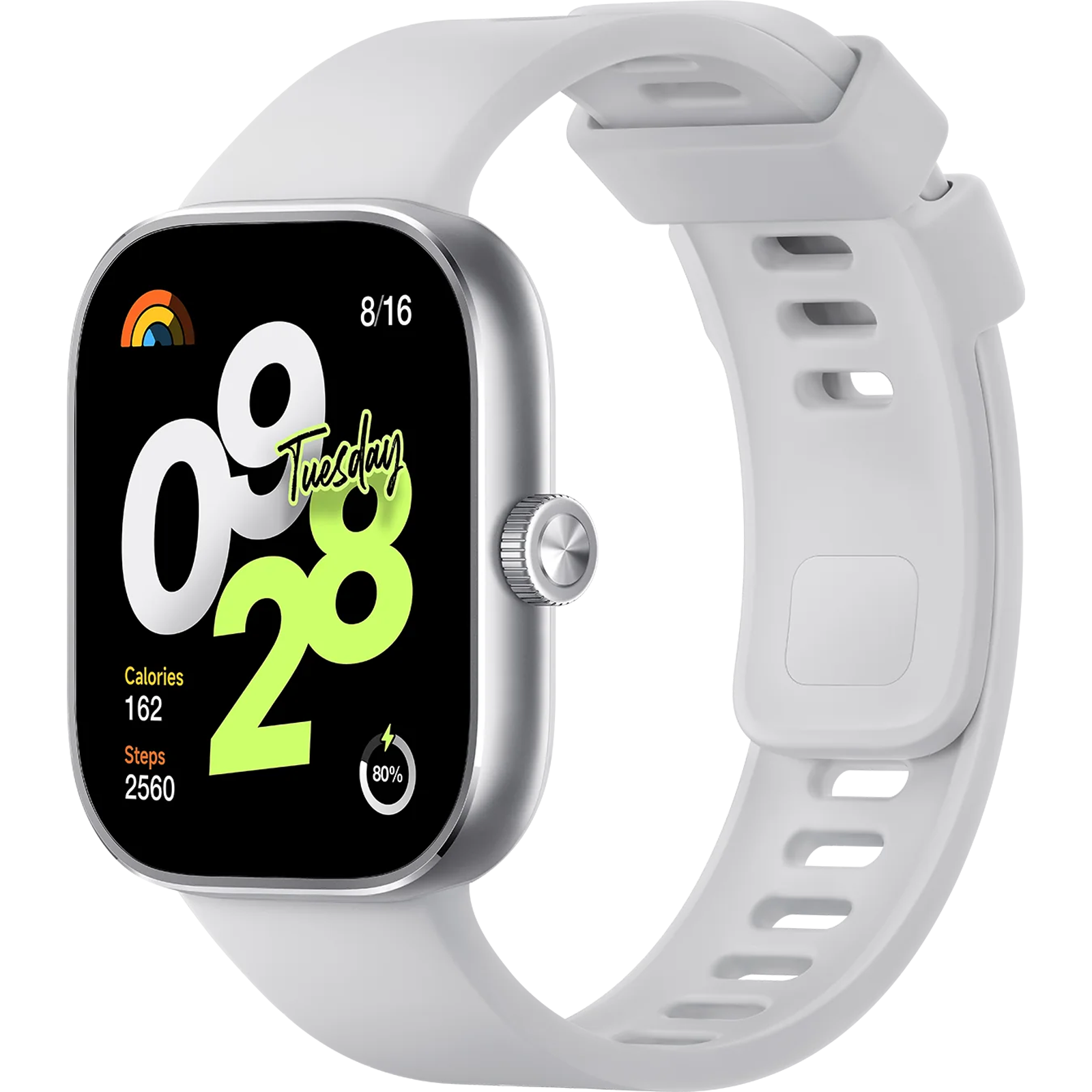שעון ספורט חכם Xiaomi Redmi Watch 4 - צבע כסוף שנה אחריות ע