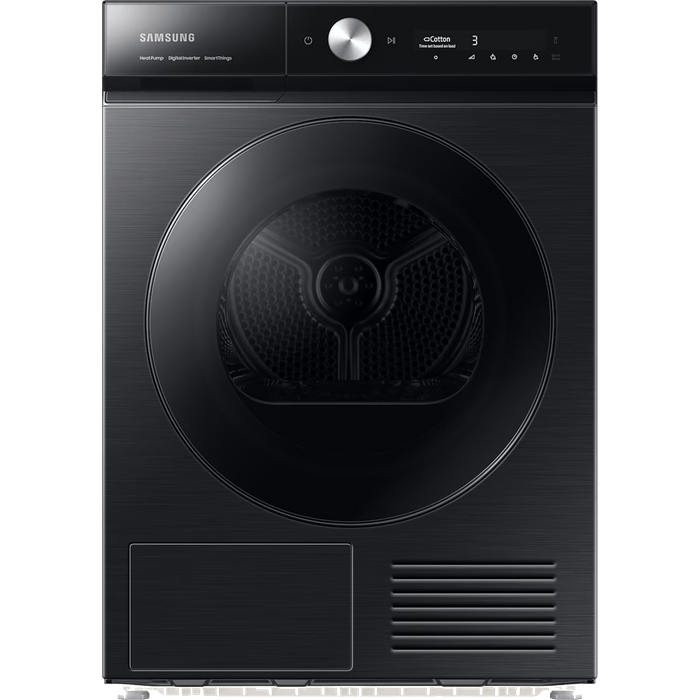 מייבש כביסה פתח חזית 9 קג קונדנסור Samsung DV90BB9445GB Heat Pump Be Spoke - צבע שחור אחריות עי סמסונג ישראל