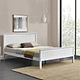 מטה זוגית עץ מלא דביר 140 לבן HOME DECOR
