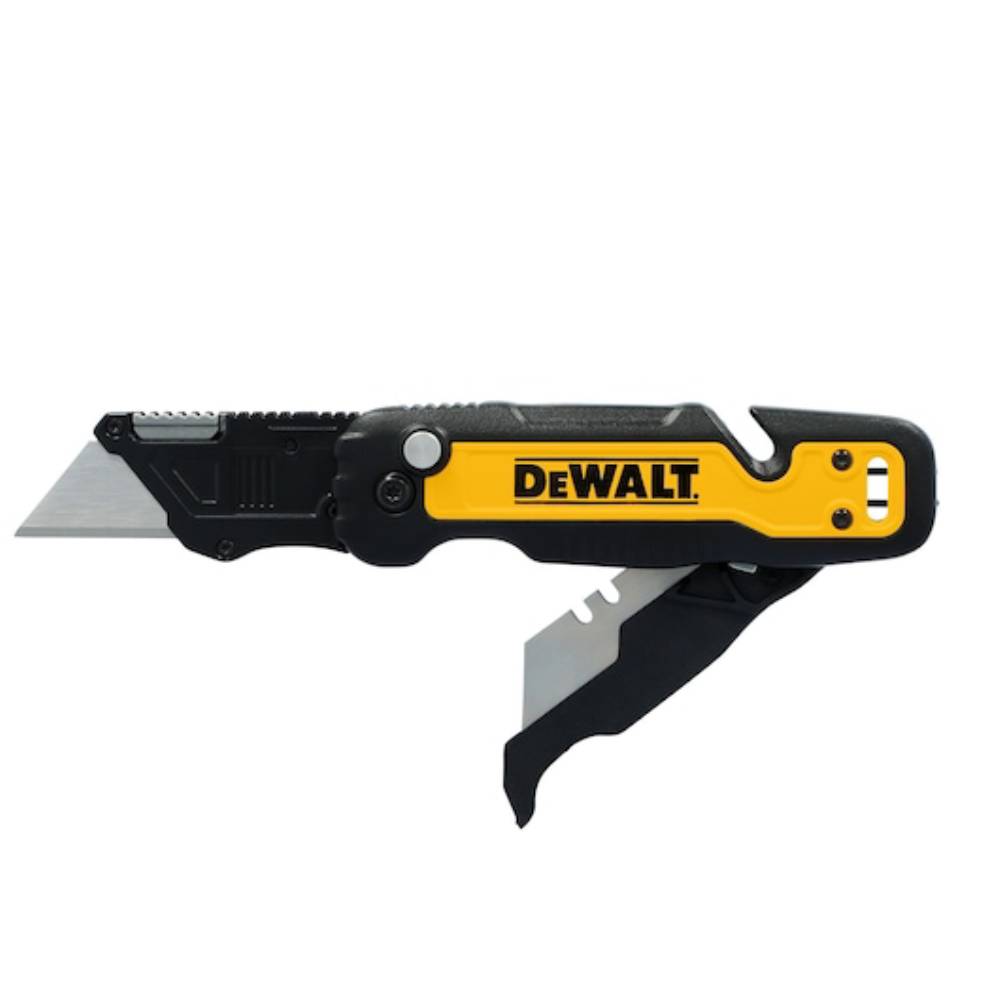 סכין טרפז מתקפלת ממתכת עם מחסנית + 5 להבים DWHT10992 DeWALT 