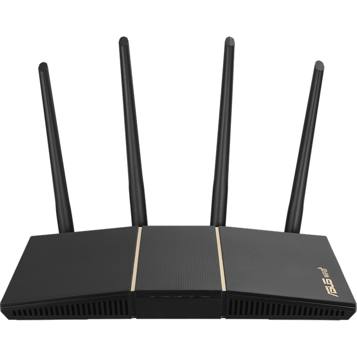 ראוטר אלחוטי Asus RT-AX57 AX3000 WiFi 6 - צבע שחור שלוש שנות אחריות עי היבואן הרשמי