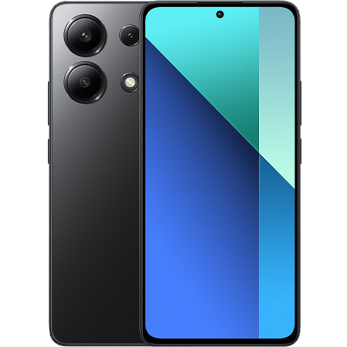 סמארטפון Xiaomi Redmi Note 13 512GB 8GB RAM - צבע שחור שנתיים אחריות עי המילטון היבואן הרשמי 