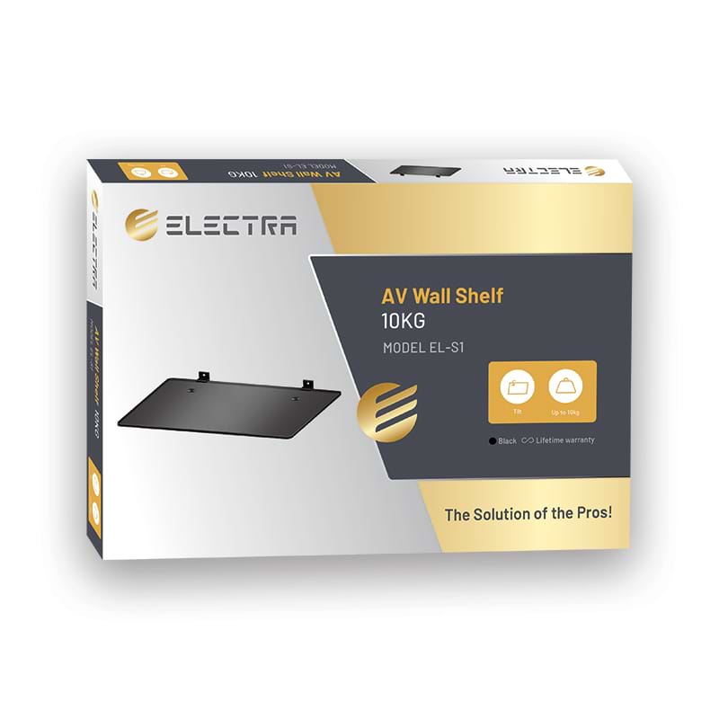 מדף זכוכית לממיר דגם ELECTRA DVD EL-S1