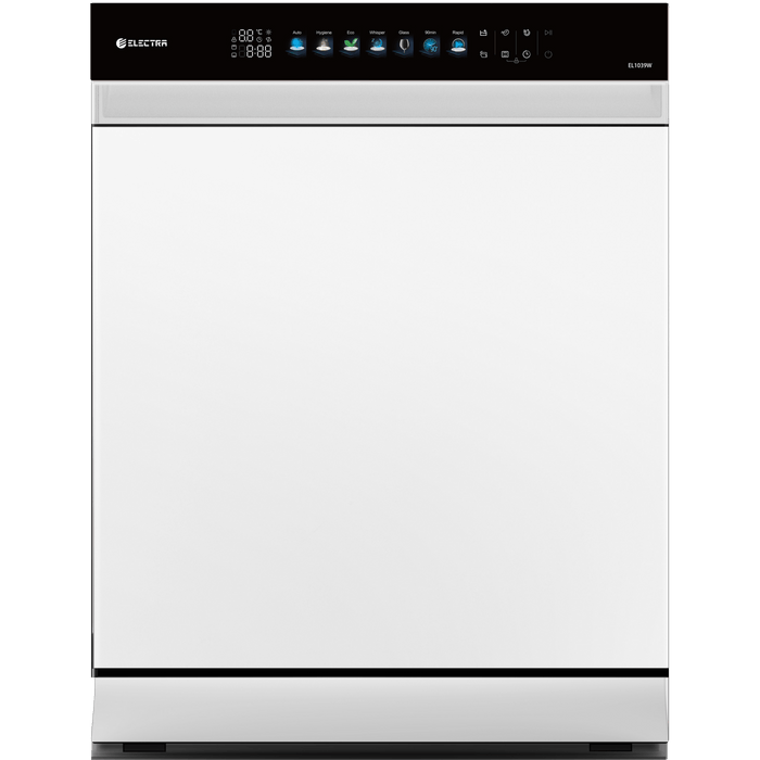 מדיח כלים רחב 14 מערכות כלים Electra EL1039W - גימור לבן אחריות עי היבואן הרשמי