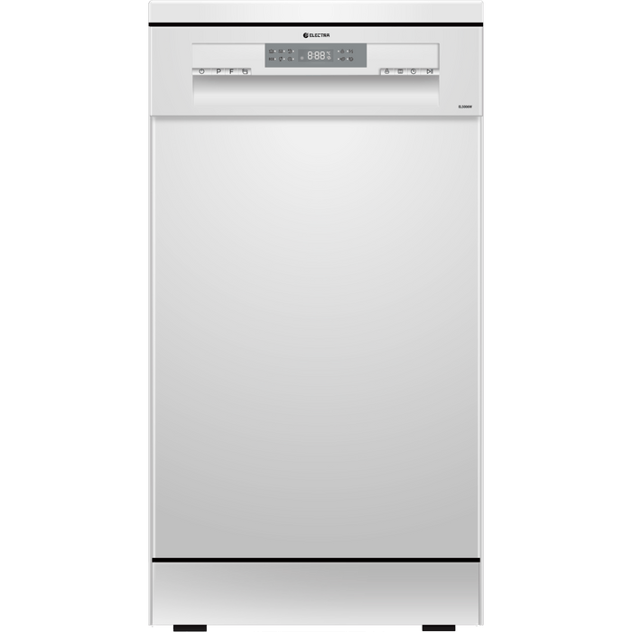 מדיח כלים צר 9 מערכות כלים Electra EL5006W - גימור לבן אחריות עי היבואן הרשמי
