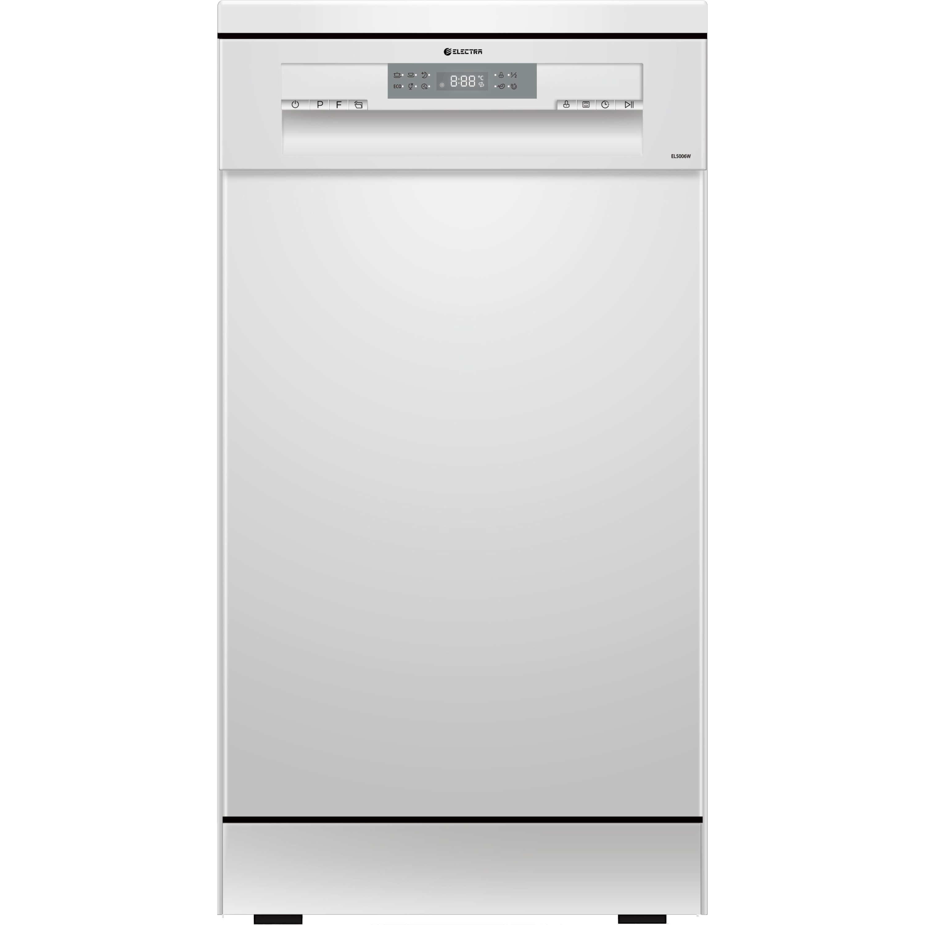 מדיח כלים צר 9 מערכות כלים Electra EL5006W - גימור לבן אחריות ע