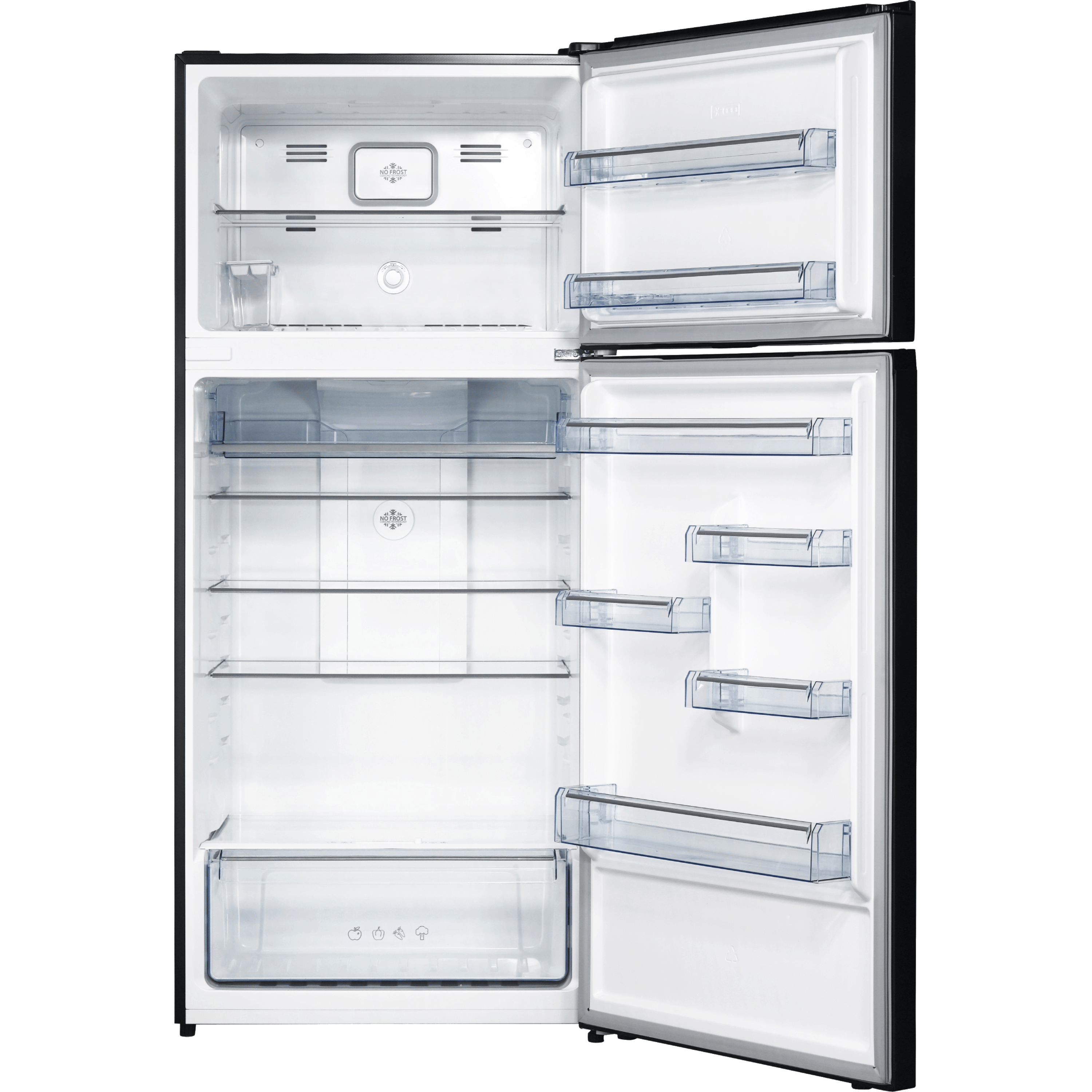 מקרר מקפיא עליון 528 ליטר נטו Electra EL571DN עם התקן משמרת השבת ובאישור מכון צומת - גימור נירוסטה מושחרת אחריות ע