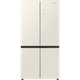 מקרר 4 דלתות מקפיא תחתון 600 ליטר נטו Electra EL685GBG עם מפסק תאורה באישור מכון צומת - גימור זכוכית בז' אחריות ע"י היבואן הרשמי