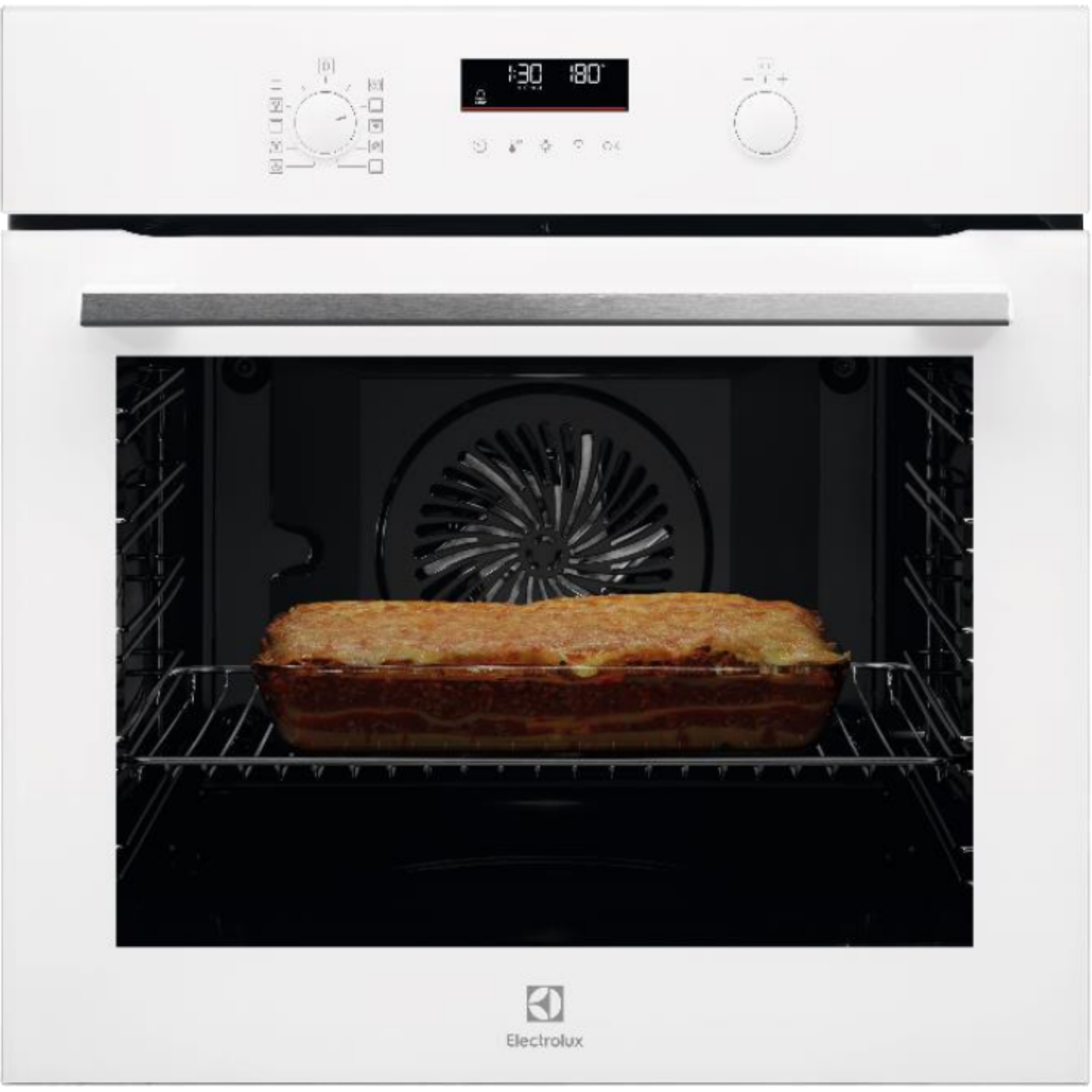 תנור בנוי פירוליטי 71 ליטר Electrolux EOP6526V תוצרת גרמניה - גימור זכוכית לבנה אחריות ע