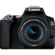 מצלמה דיגיטלית Canon EOS 250D DSLR EF-S 18-55mm f/1.4-5.6 - צבע שחור שלוש שנות אחריות ע"י היבואן הרשמי