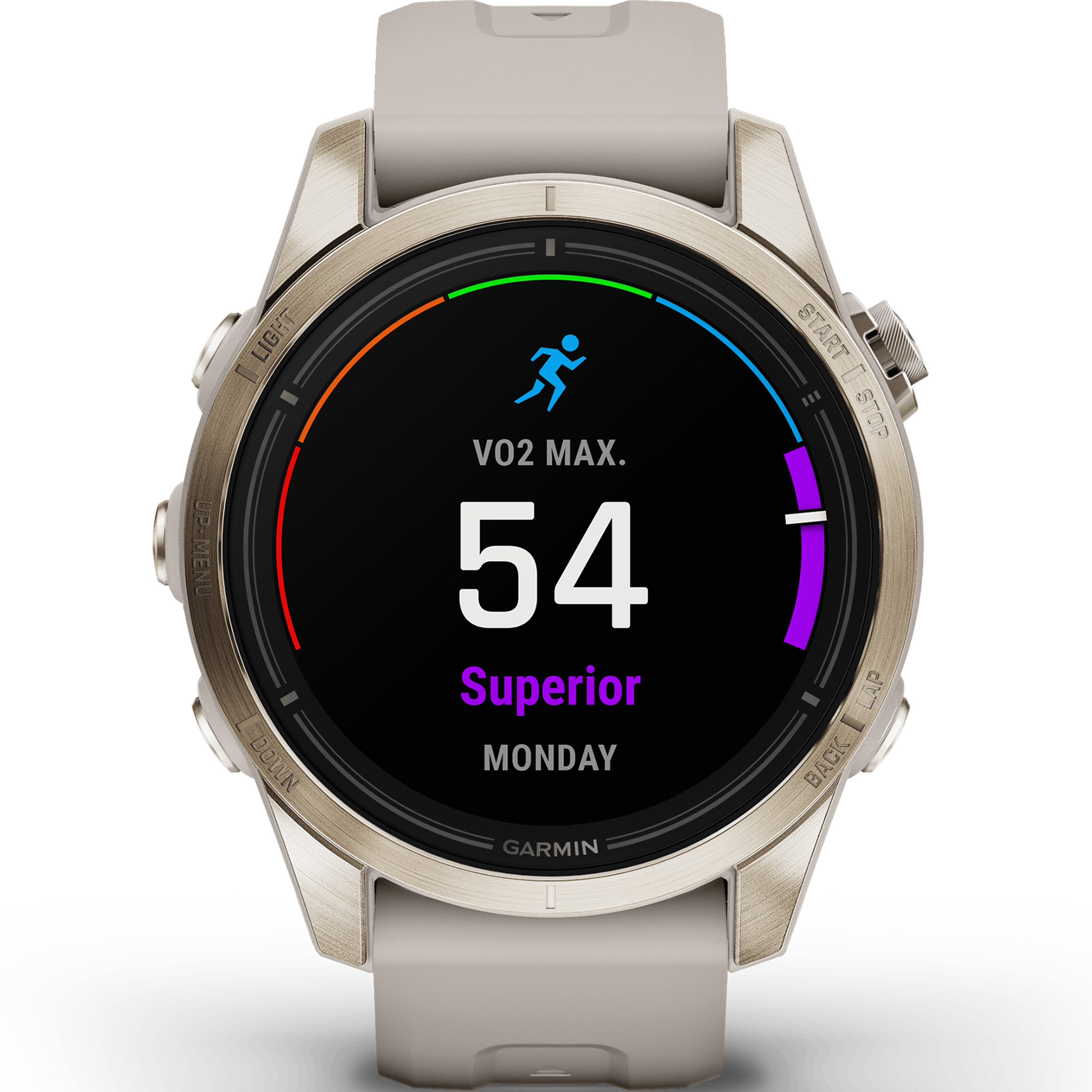 שעון ספורט חכם Garmin Epix Pro (Gen 2) Sapphire 42mm - צבע זהב בהיר שנתיים אחריות ע