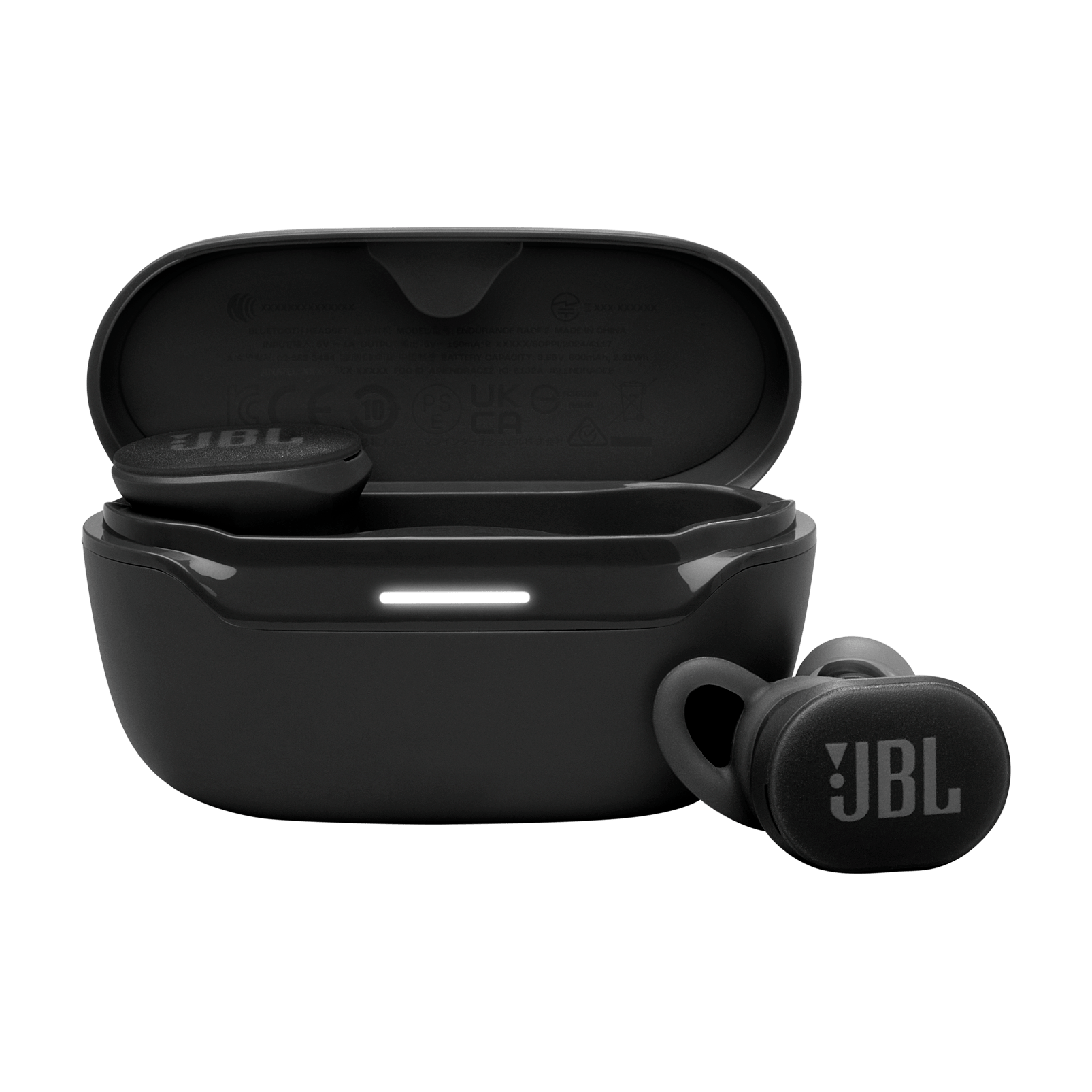 אוזניות ספורט אלחוטיות JBL Endurance Race 2 ANC TWS IP68 - צבע שחור שנה אחריות ע