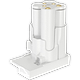 מארז סוללות נטענות למנעול חכם Nuki Power Pack 2500mAh Type-C - צבע לבן שנה אחריות ע"י היבואן הרשמי