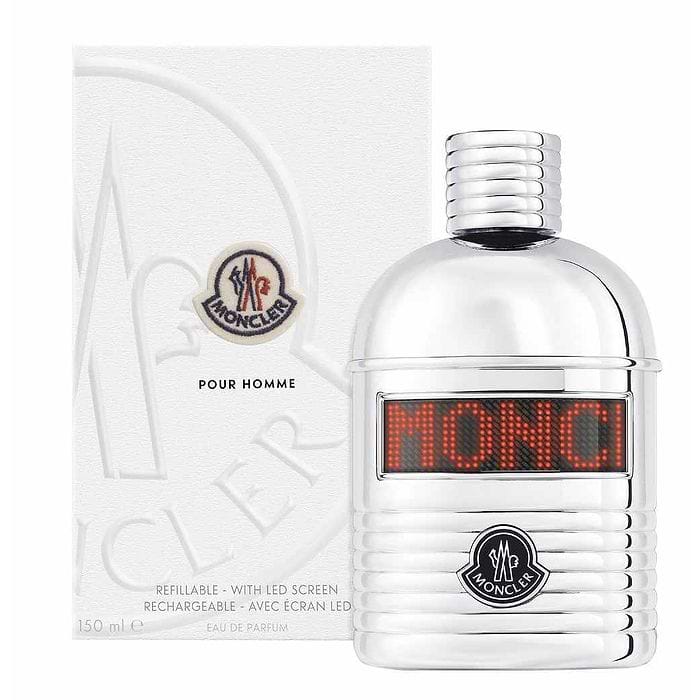 בושם לגבר Moncler by Moncler Eau De Parfum Spray (Refillable + LED Screen) 5 oz for Men
