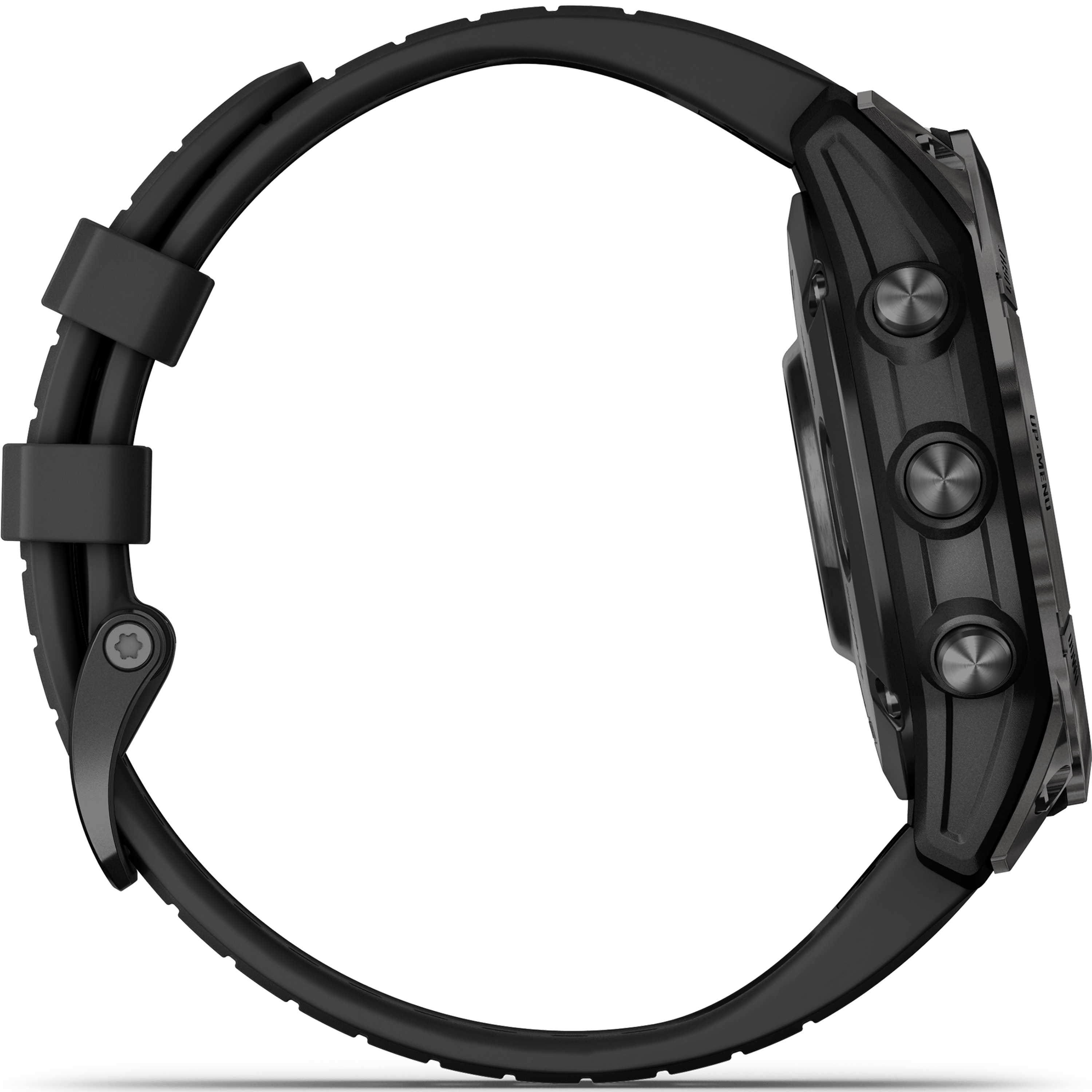שעון ספורט חכם Garmin Fenix 7 Pro Sapphire Solar Titanium 47mm - צבע שחור פחם שנתיים אחריות ע