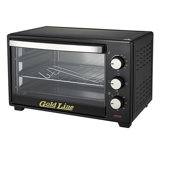 טוסטר אובן 21 ליטר גולד ליין שחור דגם GOLDLINE AL-6621