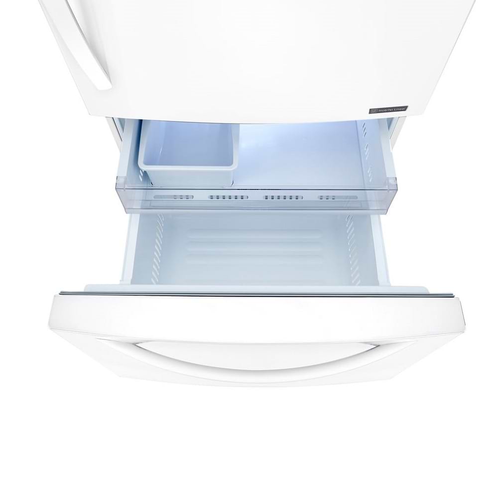 מקרר מקפיא תחתון 720 ליטר נטו LG GM859RWCE עם התקן שבת מובנה - גימור לבן אחריות ע