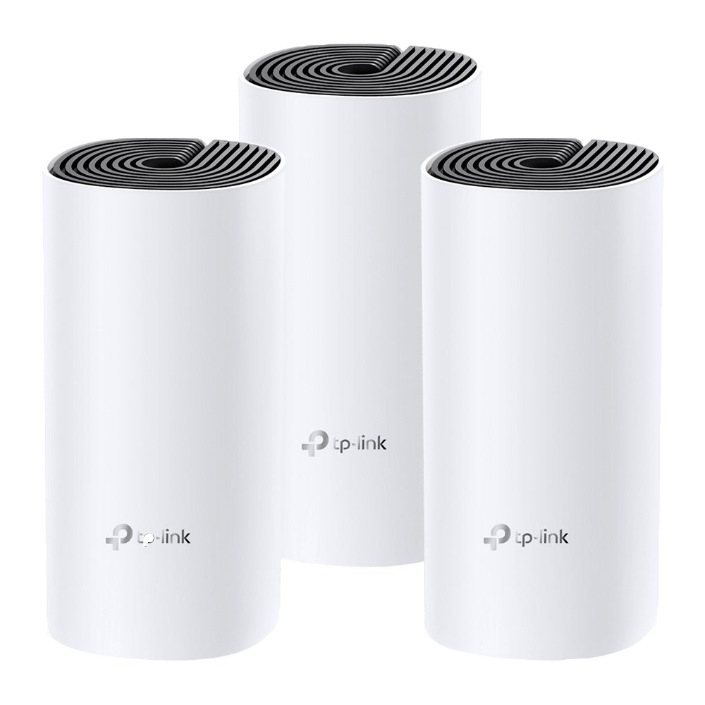  ראוטר אלחוטי 3 יחידות TP-Link Deco M4 Whole Home Mesh Wi-Fi System - צבע לבן שלוש שנות אחריות ע