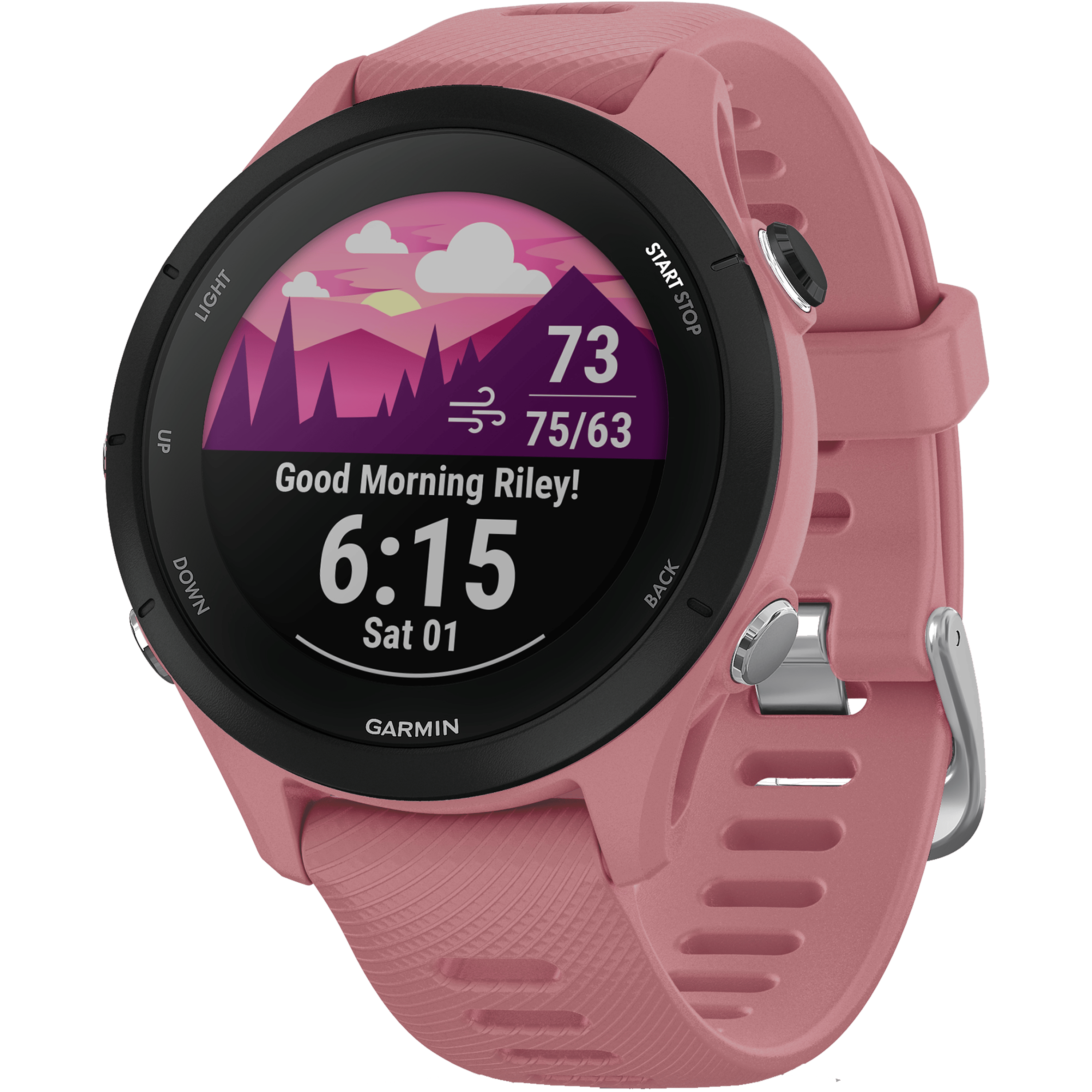 שעון ספורט חכם Garmin Forerunner 255S GPS 41mm - צבע ורוד שנתיים אחריות ע