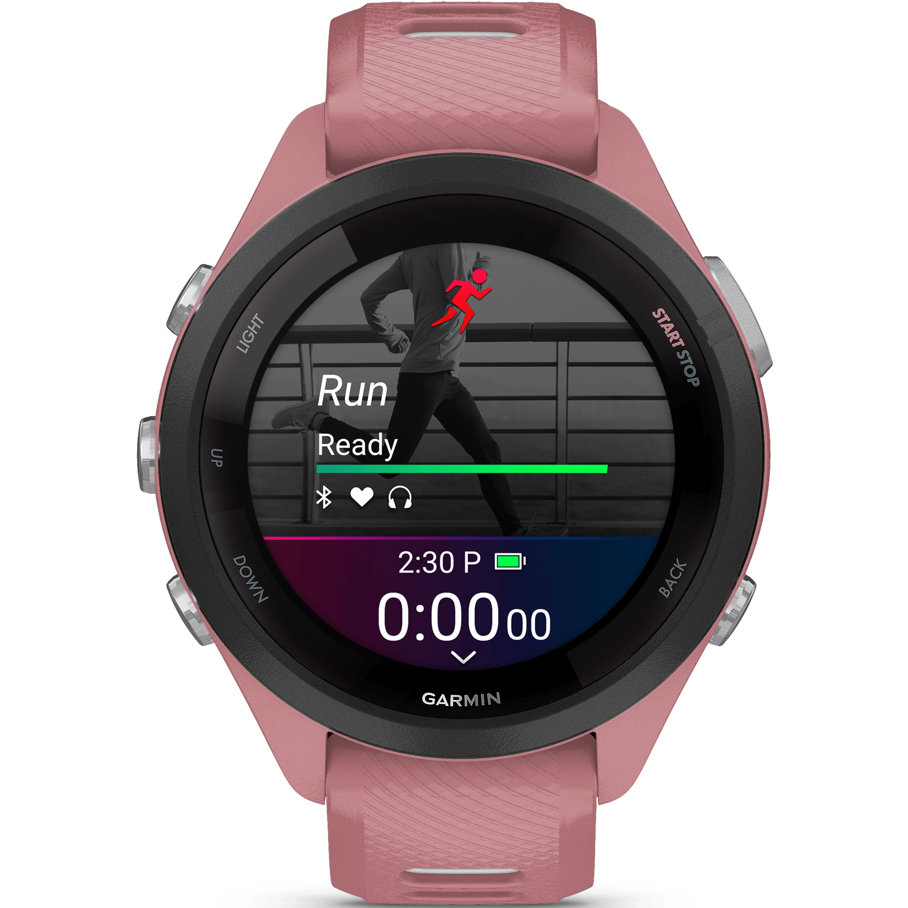 שעון ספורט חכם Garmin Forerunner 265S Music GPS 41mm - צבע ורוד שנתיים אחריות ע