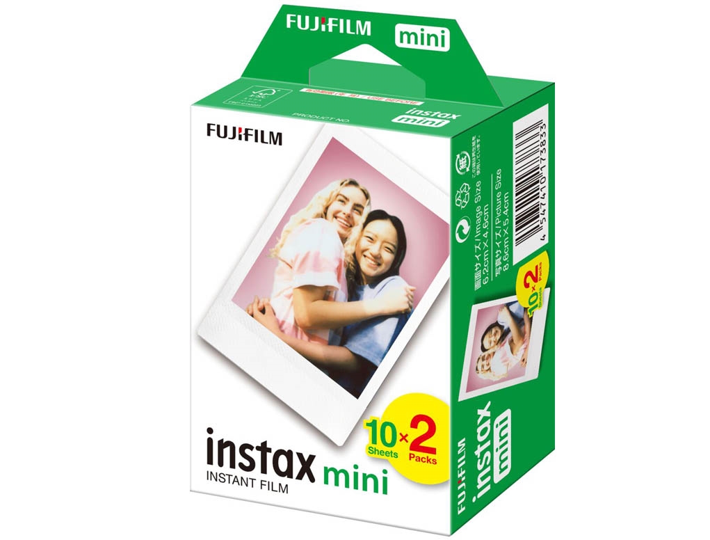 מארז 20 סרטי צילום למצלמות אינסטנט Fujifilm instax Mini