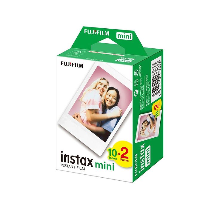 מארז 20 סרטי צילום למצלמות אינסטנט Fujifilm instax Mini