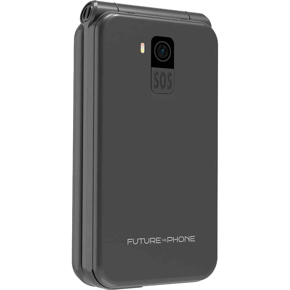 טלפון סלולרי מתקפל למבוגרים Future 4G Phone - צבע שחור שנה אחריות ע