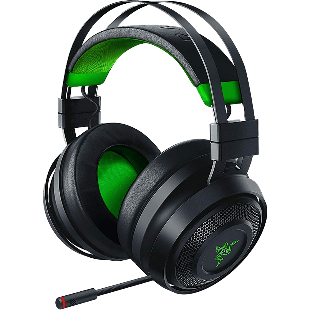 אוזניות גיימינג אלחוטיות Razer Nari Ultimate for xbox one - צבע שחור שנתיים אחריות