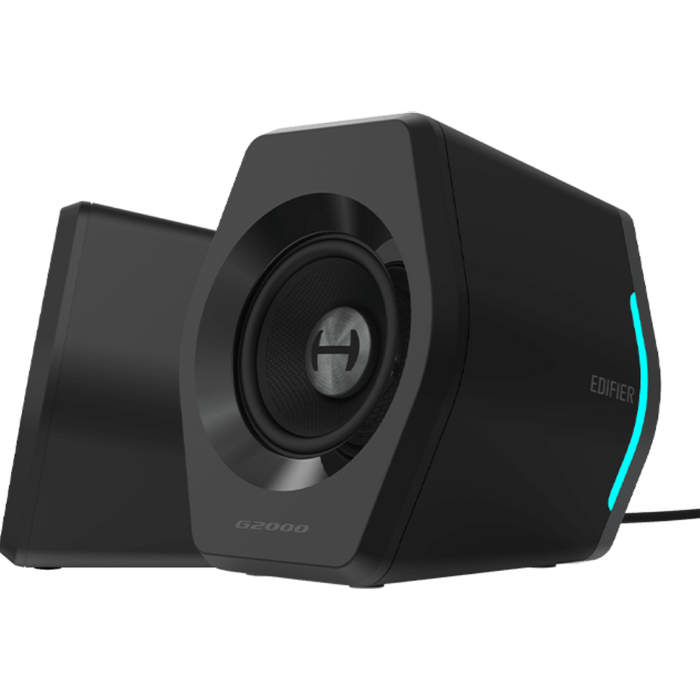 רמקול גמיינג למחשב Edifier G2000 RGB 32W - צבע שחור שנה אחריות עי היבואן הרשמי