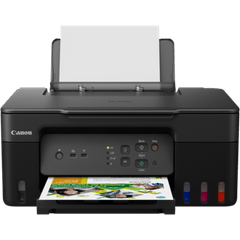 מדפסת אלחוטית 3 ב-1 Canon Pixma G3430 - צבע שחור שלוש שנות אחריות ע"י היבואן הרשמי