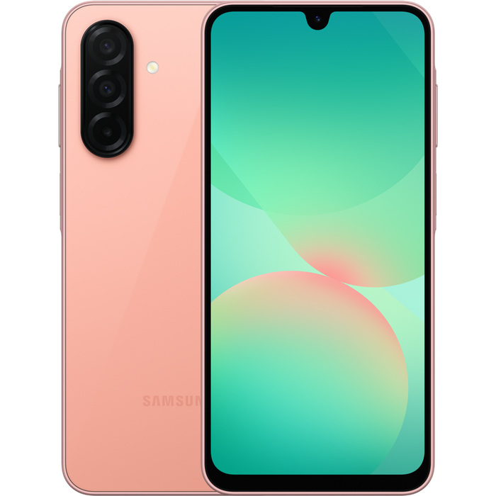 סמארטפון Samsung Galaxy A26 5G 128GB 6GB RAM SM-A266B/DS - צבע ורוד אפרסק שנה אחריות עי סאני היבואן הרשמי