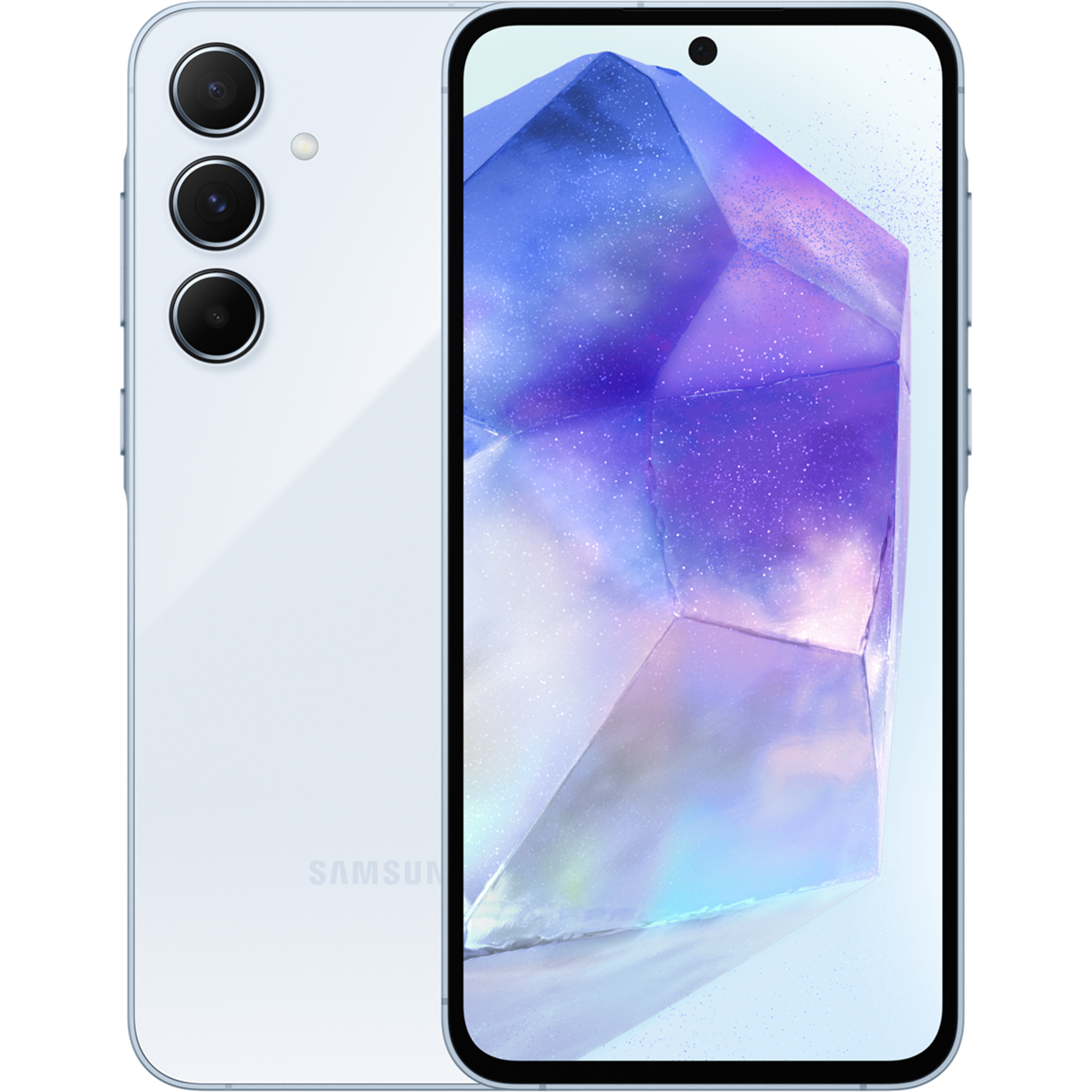 סמארטפון Samsung Galaxy A55 5G 128GB 8GB RAM SM-A556E/DS - צבע כחול בהיר שנה אחריות ע
