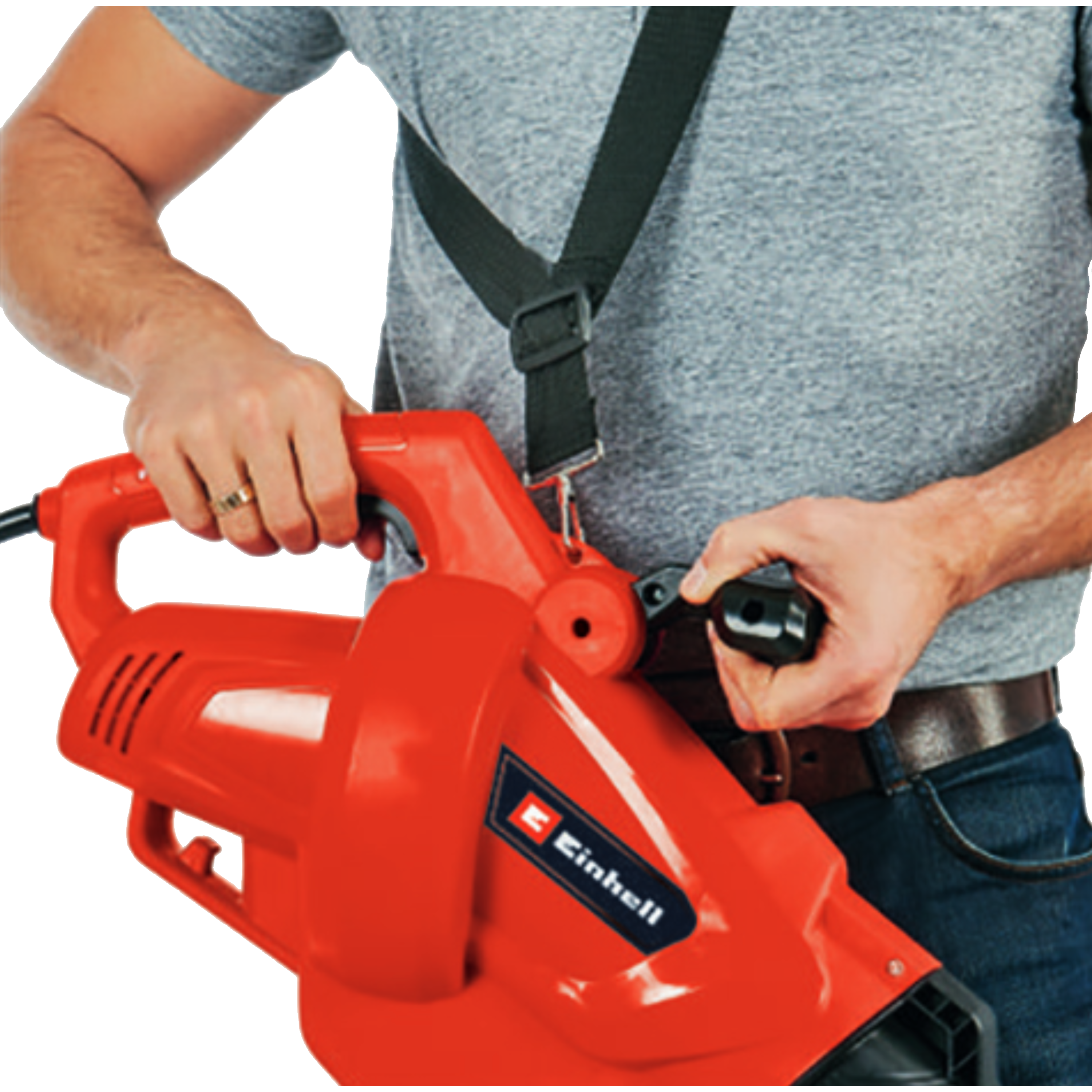 מפוח עלים נושף/שואב חשמלי 3000W Einhell GC-EL 3024 E - שנתיים אחריות ע