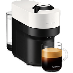 מכונת קפה Nespresso Vertuo Pop GDV2-IL-WH-NE - צבע לבן שנה אחריות ע"י היבואן הרשמי