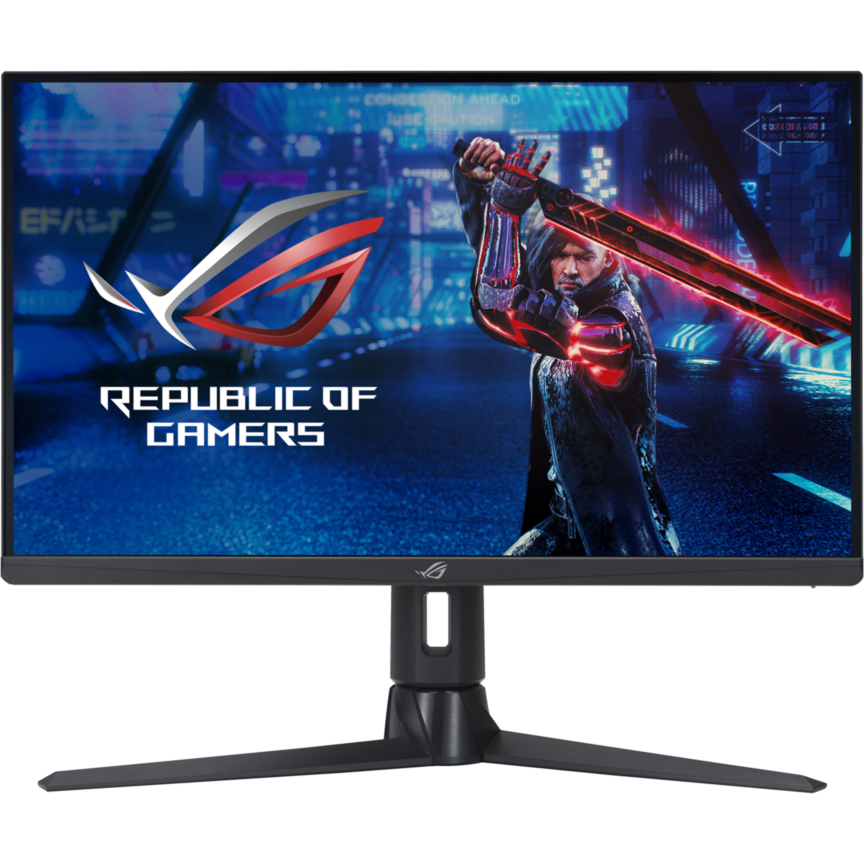 מסך מחשב גיימינג 27'' Asus ROG Strix XG27AQMR G-Sync Fast IPS WQHD 1ms 300Hz - צבע שחור שלוש שנות אחריות ע