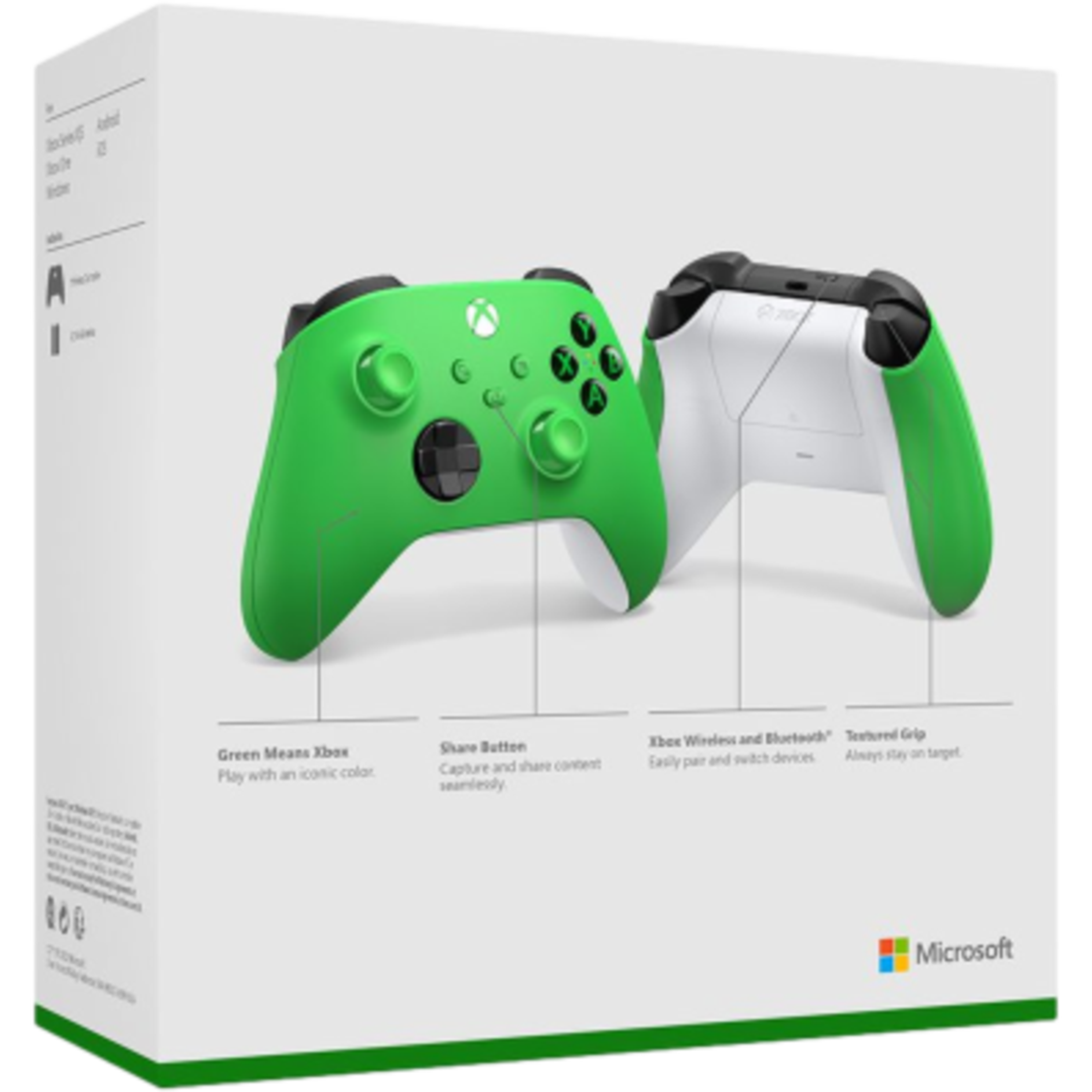 בקר אלחוטי XBOX Wireless Controller - צבע ירוק שנה אחריות ע