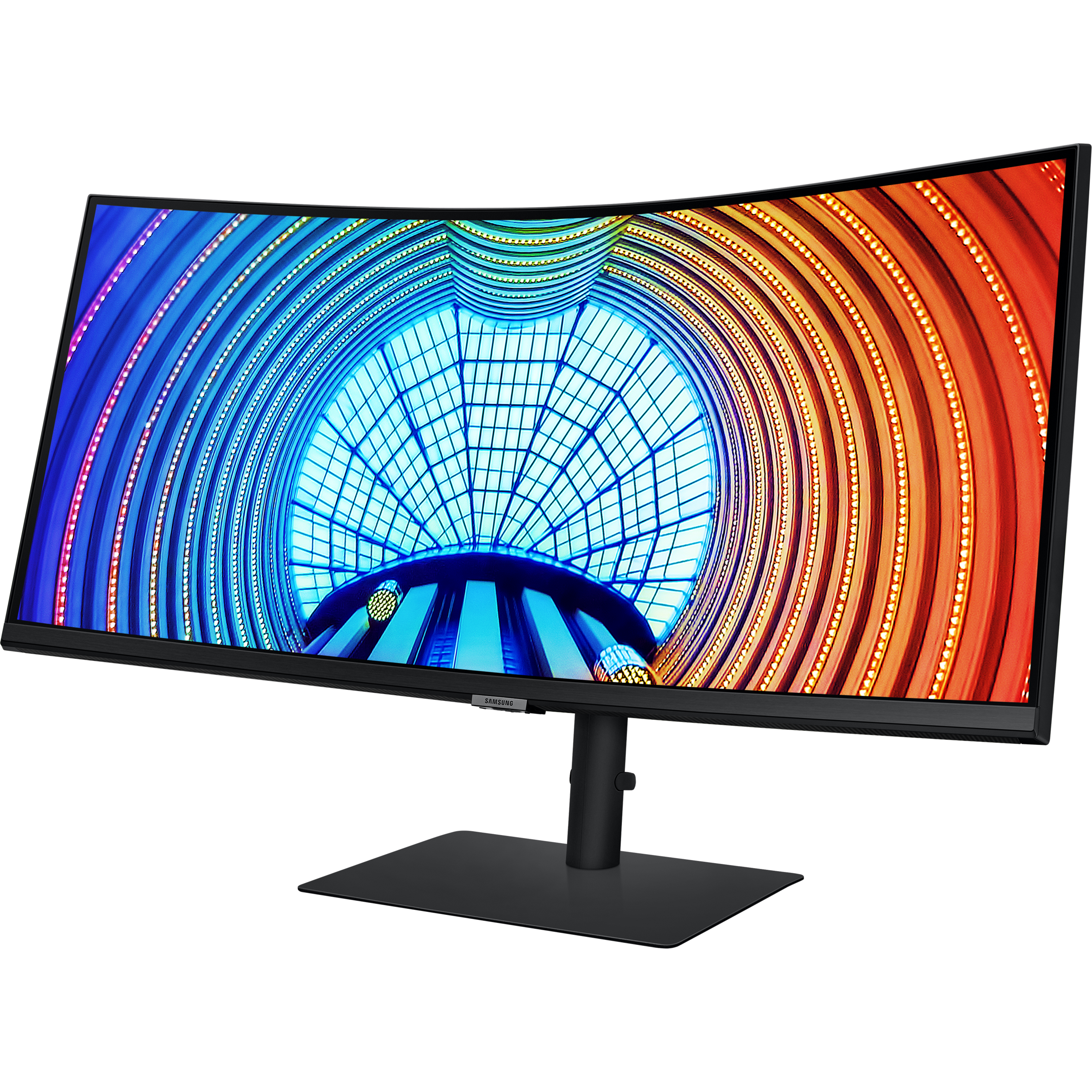 מסך מחשב קעור 34'' Samsung S34A654UBP VA UWQHD HDR10 FreeSync 100Hz - צבע שחור שלוש שנות אחריות ע
