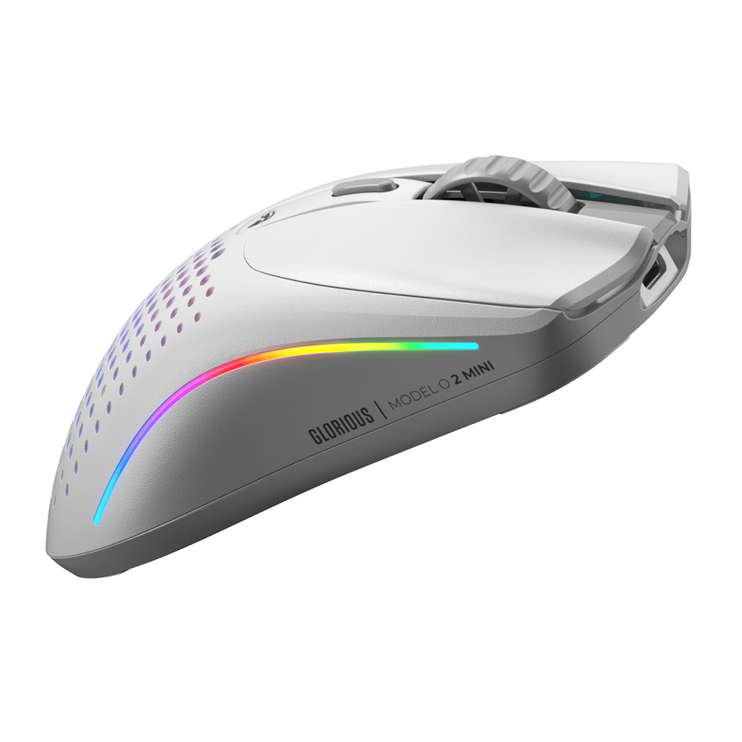 עכבר גיימינג אלחוטי Glorious Model O 2 Mini  - צבע לבן שנתיים אחריות ע