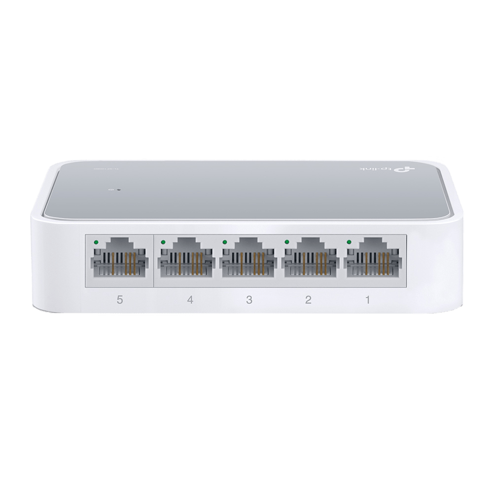 רכזת רשת / ממתג TP-Link TL-SF1005D 5-Port - צבע לבן שלוש שנות אחריות ע