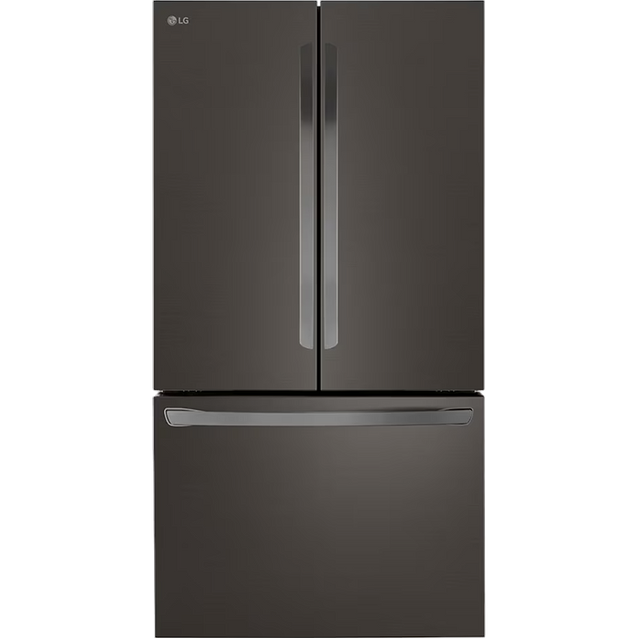 מקרר 3 דלתות מקפיא תחתון 750 ליטר LG GR-B278SE עם התקן שבת מובנה - גימור נירוסטה מושחרת אחריות עי היבואן הרשמי