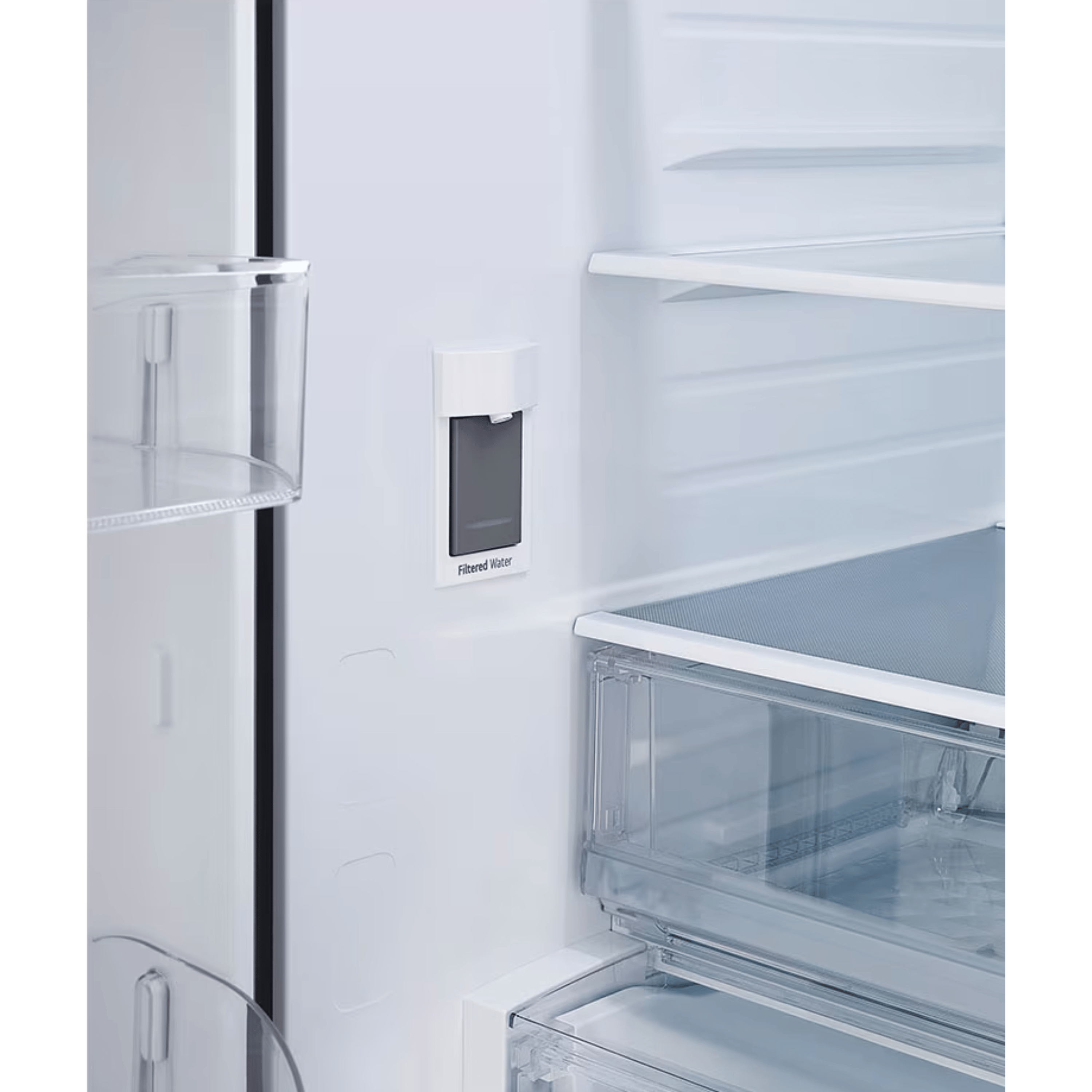 מקרר 3 דלתות מקפיא תחתון 750 ליטר LG GR-B278SE עם התקן שבת מובנה - גימור נירוסטה מושחרת אחריות ע