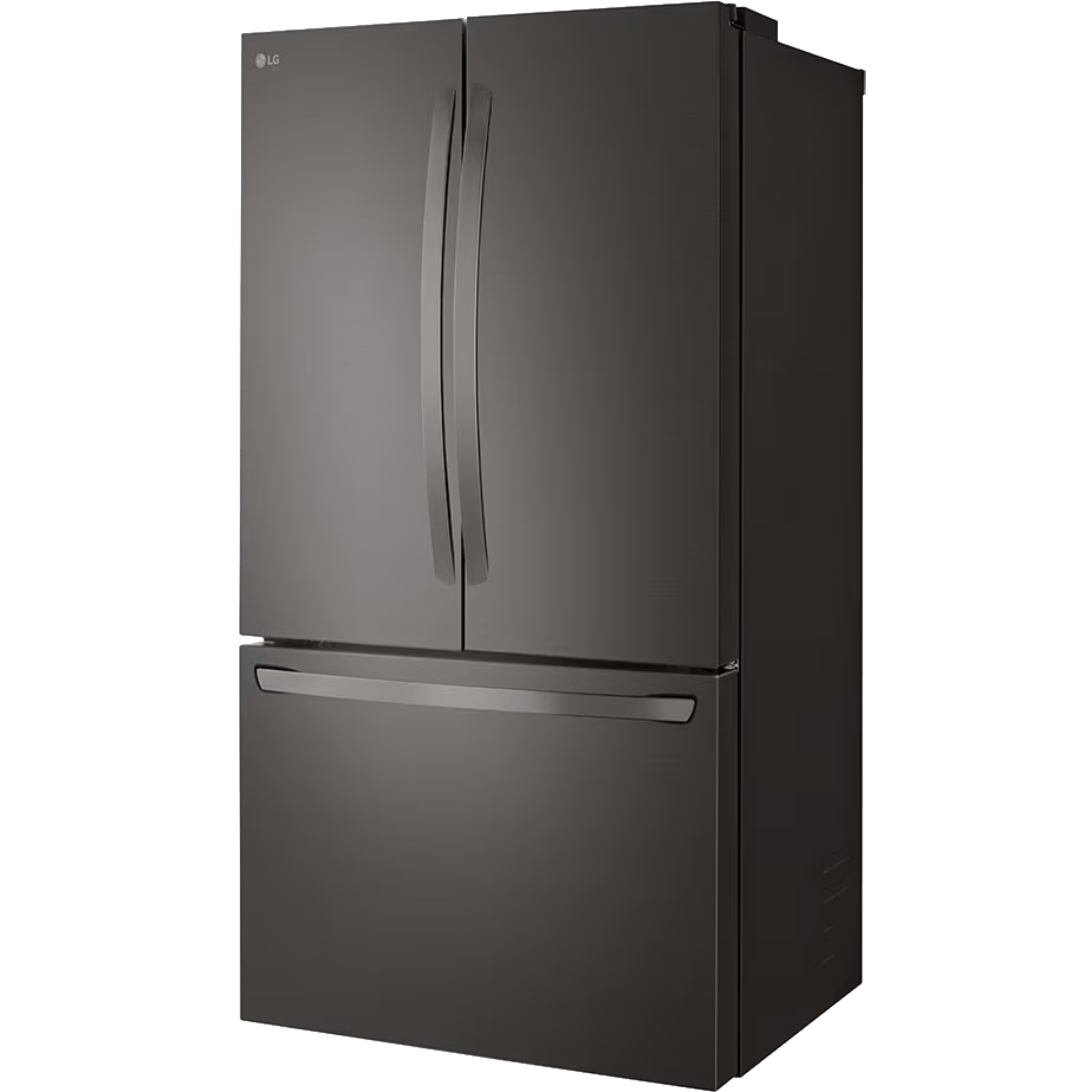 מקרר 3 דלתות מקפיא תחתון 750 ליטר LG GR-B278SE עם התקן שבת מובנה - גימור נירוסטה מושחרת אחריות ע