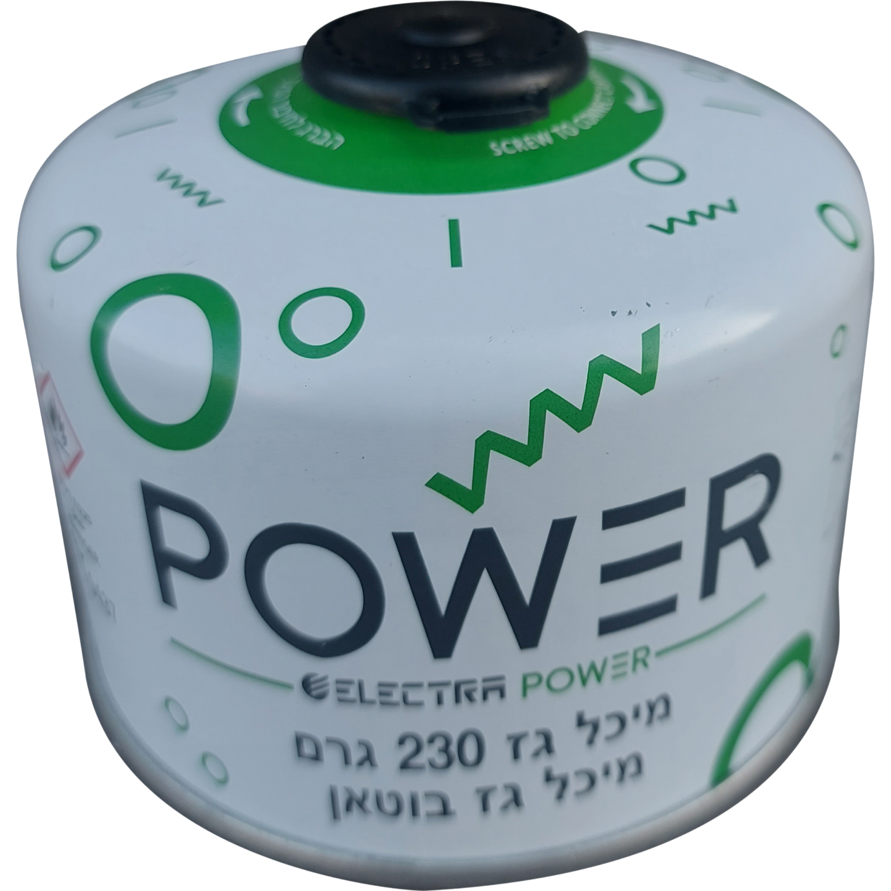 4 בלוני גז להברגה חד פעמיים 230 גרם לקמפינג ולטיולים  - Electra Power