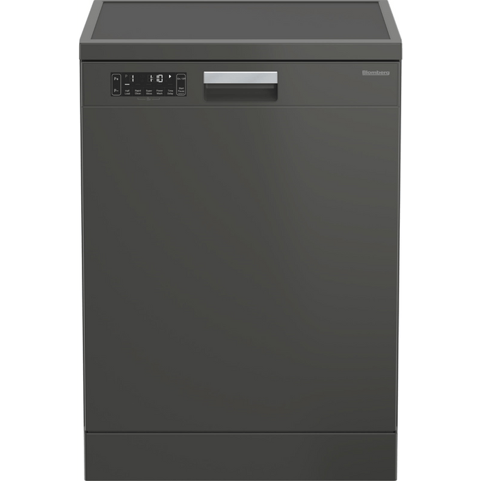 מדיח כלים 14 מערכות כלים Blomberg GSN209P8M - גימור אפור כהה אחריות עי היבואן הרשמי